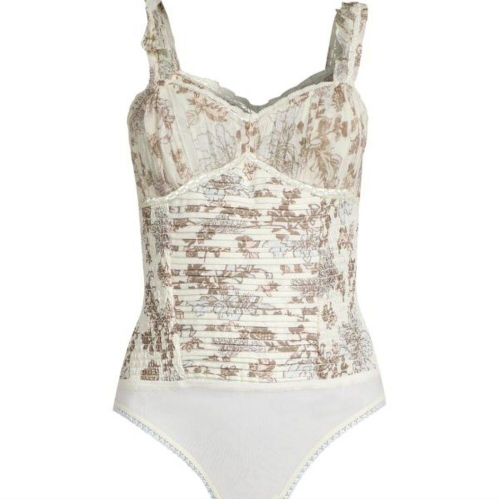 NWT Free People Weekend Plans Bodysuit Size Small - Picture 4 of 13